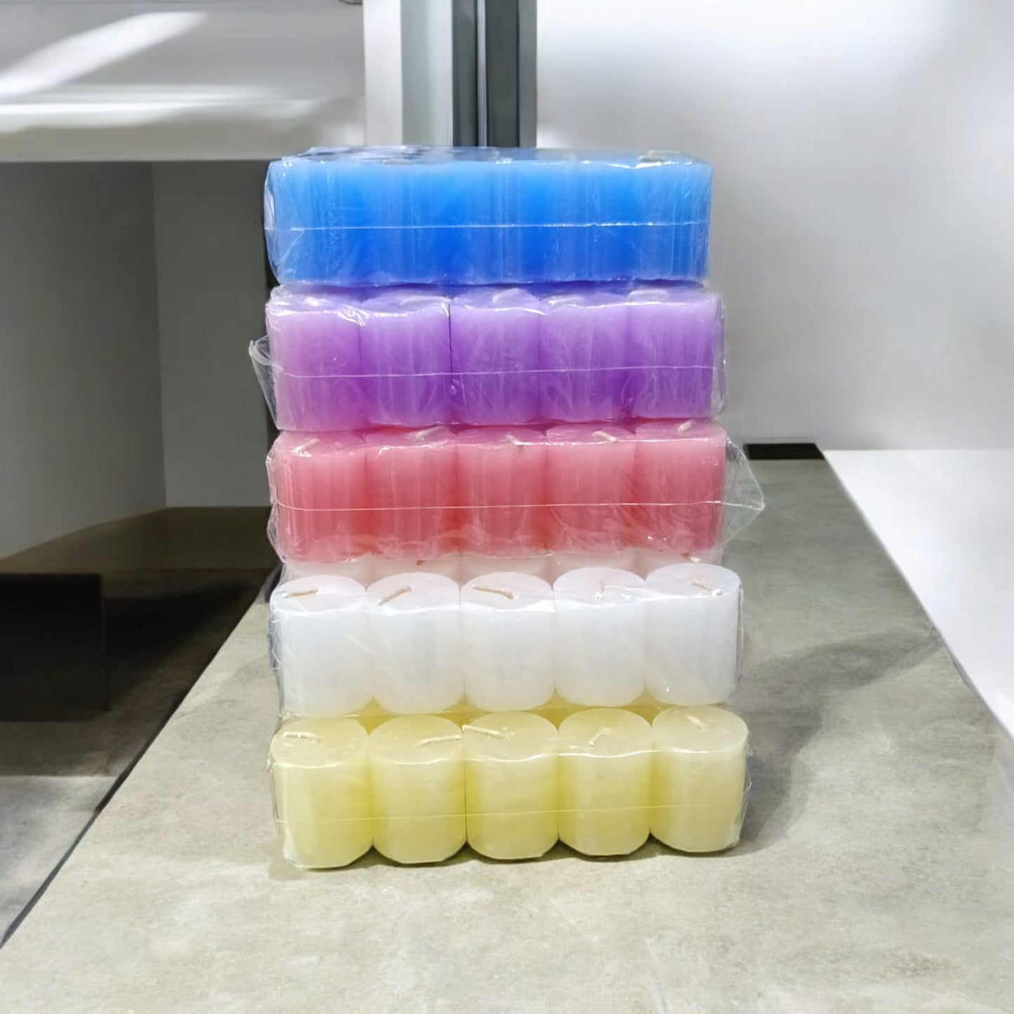 VELAS VASO x paquete 25 unidades