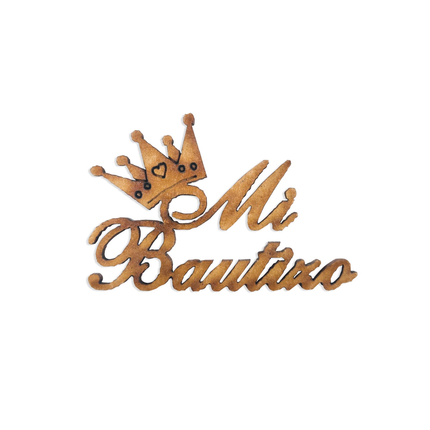 Letras en MDF "Mi Bautizo" x 100 unidades