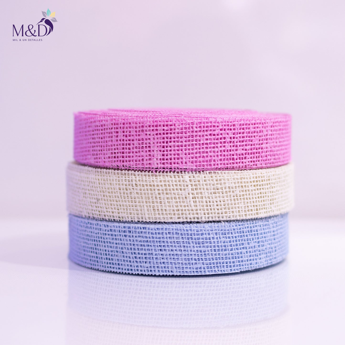 Cintas Yute para Baby Shower de 2.5cm x 10 metros