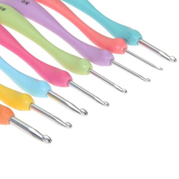 Set de Crochets Ergonómicos X 8 UNIDADES