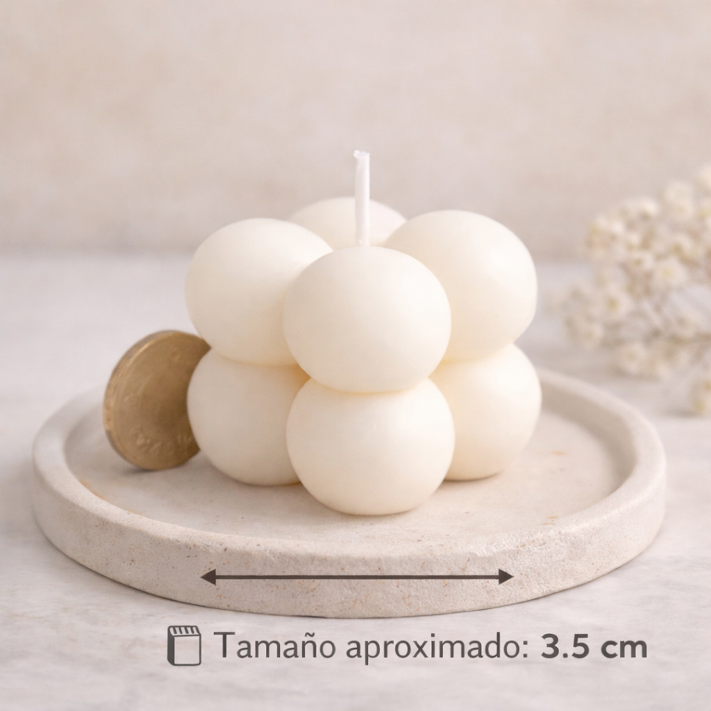 Velas Decorativas Burbuja – Pack x25 Unidades