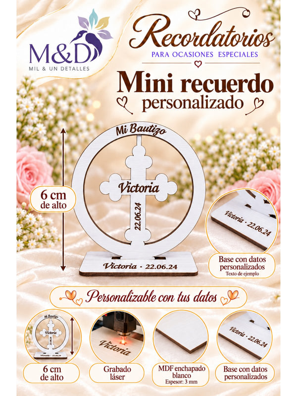 Mini recuerdo personalizado 6 cm