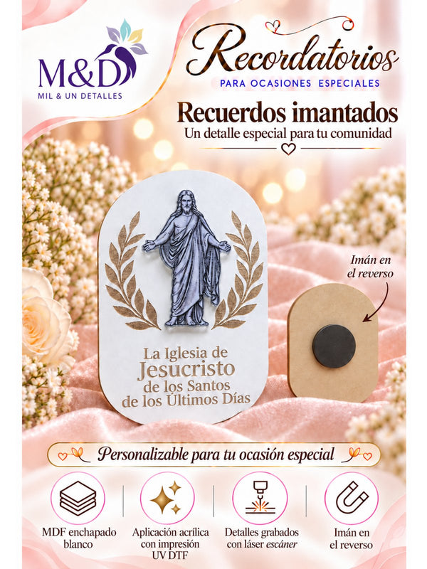 Recuerdo imantado para comunidad religiosa