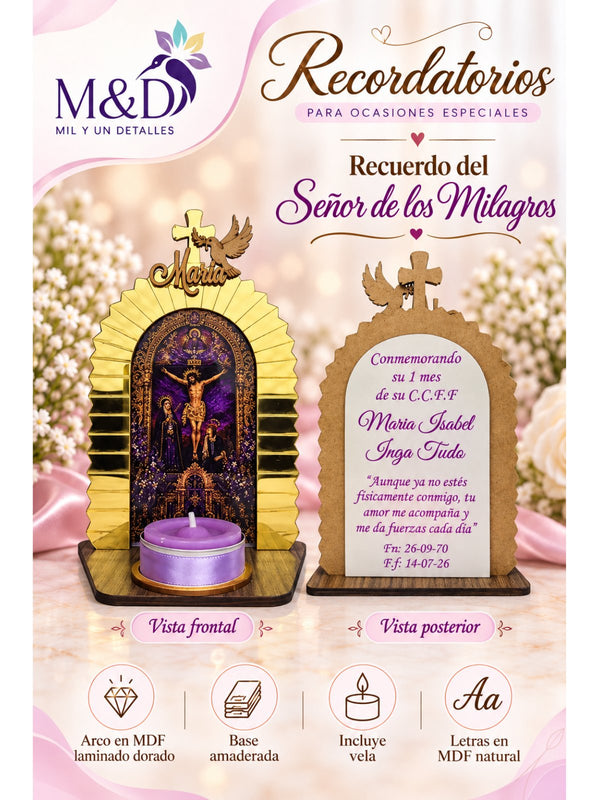 Recuerdo del Señor de los Milagros