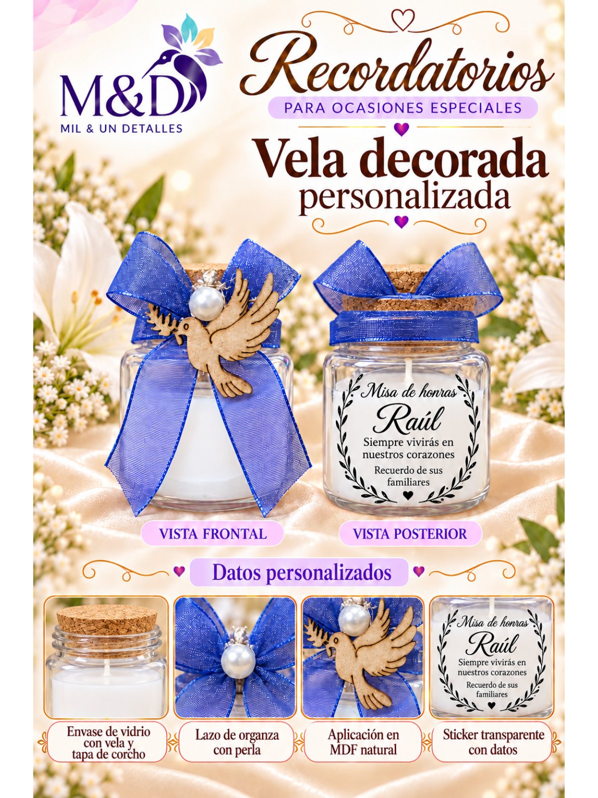 Velas decoradas