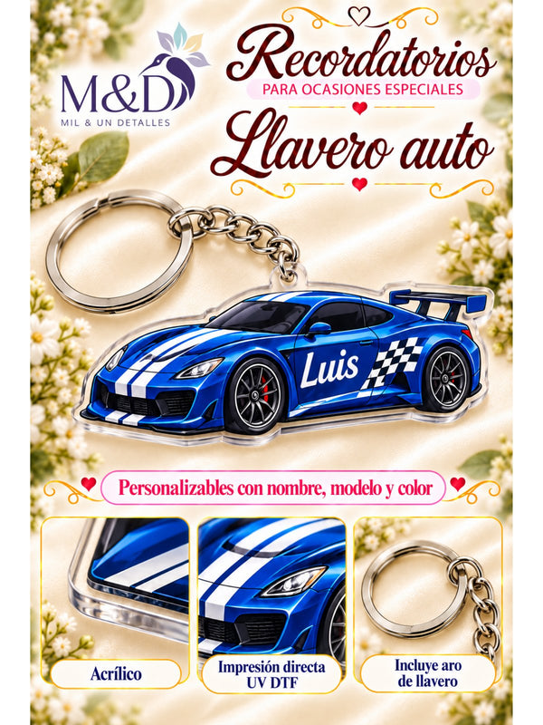 Llavero auto