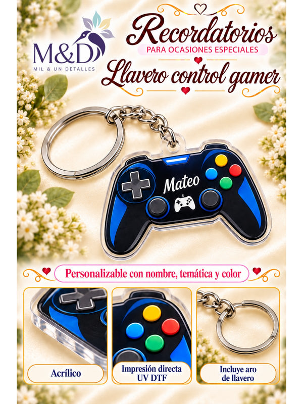 Llavero control gamer