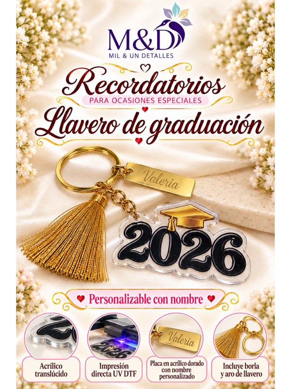 Llavero de graduación